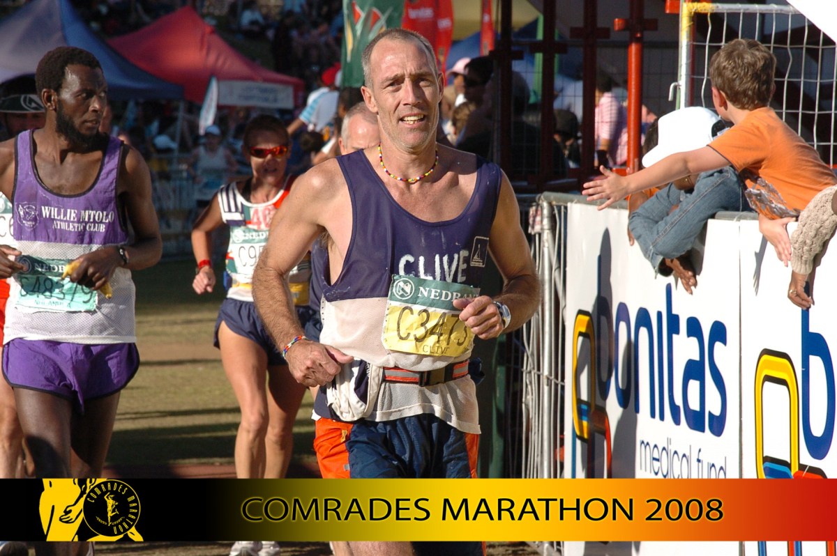 Clive at Comrades marathon 2006