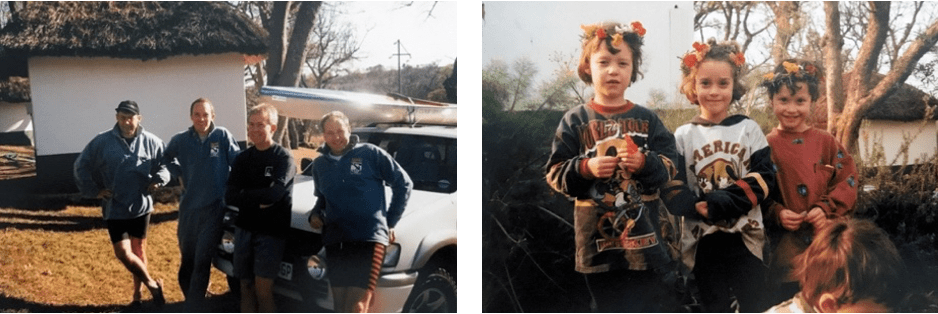 Triplets with Flowers