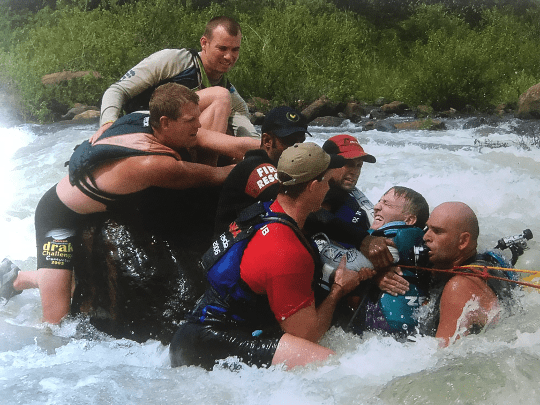 Tim White Rescue Dusi Canoe Marathon